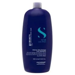 Alfaparf Semi Di Lino Brunette Shampoo Anti-Laranja Intenso Cabelo Castanho