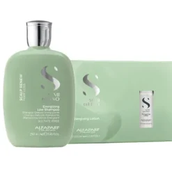 Alfaparf Semi Di Lino Scalp Renew Pack Antiqueda Shampoo E Ampolas