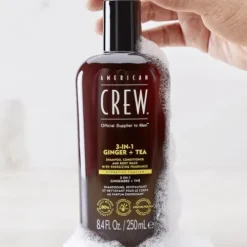 American Crew Classic 3-In-1 Shampoo Condicionador E Gel Banho Para Homem