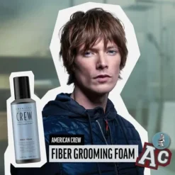 American Crew Fiber Espuma De Volume E Fixação Para Homem