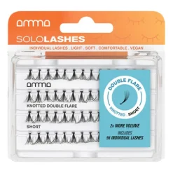Amma Sololashes Pestanas Postiças Com Nó Double Flare S