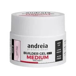 Andreia Builder Gel 3In1 Gel Construção Média Viscosidade Soft Pink