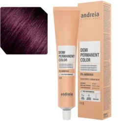 Andreia Coloração Demi Permanente 4.66 Castanho Médio Violeta Intenso