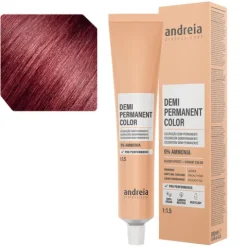 Andreia Coloração Demi Permanente 5.65 Castanho Claro Vermelho Violeta