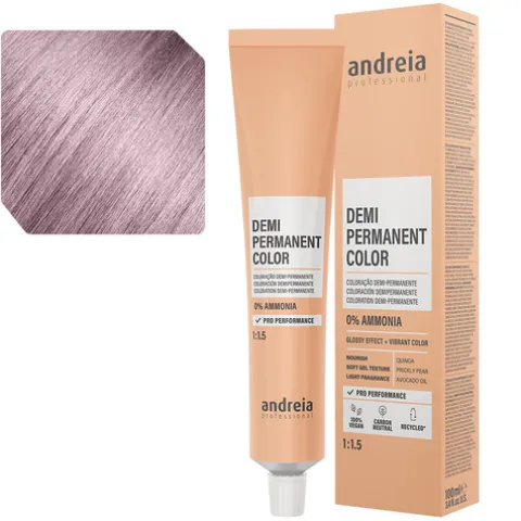 Andreia Coloração Demi Permanente 9.61 Louro Muito Claro Pérola