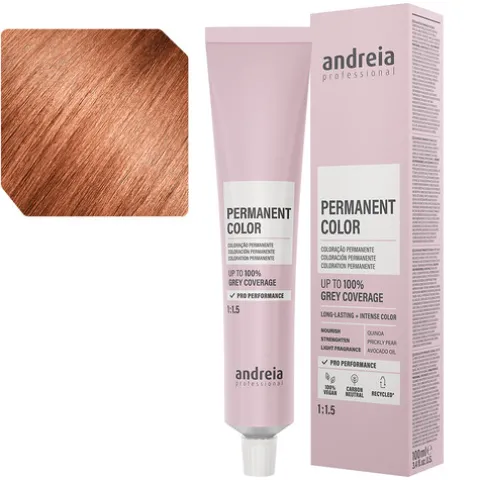 Andreia Coloração Permanente 8.4 Louro Claro Laranja
