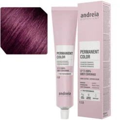 Andreia Coloração Permanente 4.66 Castanho Médio Violeta Intenso