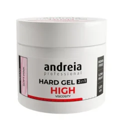 Andreia Hard Gel 2In1 Gel Construção Alta Viscosidade Soft Pink
