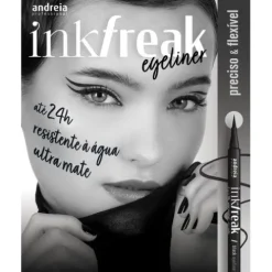 Andreia Ink Freak Eyeliner Em Caneta Black