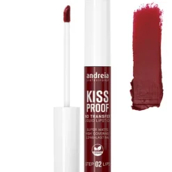 Andreia Kissproof Batom Líquido 01 Burgundy