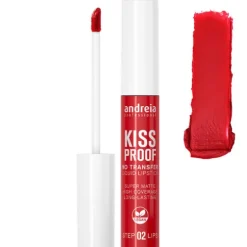 Andreia Kissproof Batom Líquido 02 Seductive Red