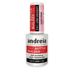 Andreia One Bottle Gel Construção 3 Em 1 Baixa Viscosidade Soft Pink