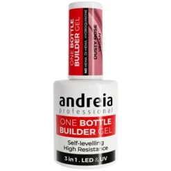 Andreia One Bottle Gel Construção 3 Em 1 Baixa Viscosidade Dusty Rose