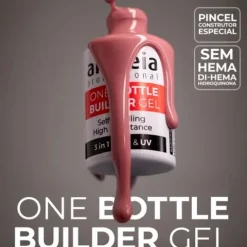 Andreia One Bottle Gel Construção 3 Em 1 Baixa Viscosidade Dusty Rose