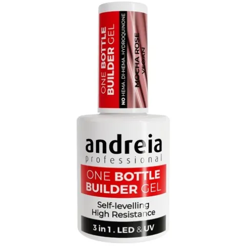 Andreia One Bottle Gel Construção 3 Em 1 Baixa Viscosidade Mocha Rose