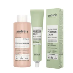 Andreia Pack Tinta De Cabelo Sem Amoníaco 7.0 E Oxidante 20 Vol