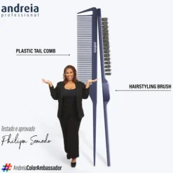 Andreia Pente Com Cabo De Plástico