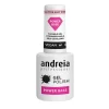 Andreia Power Base Creme Alta Viscosidade Verniz Gel - Glitter Soft Pink