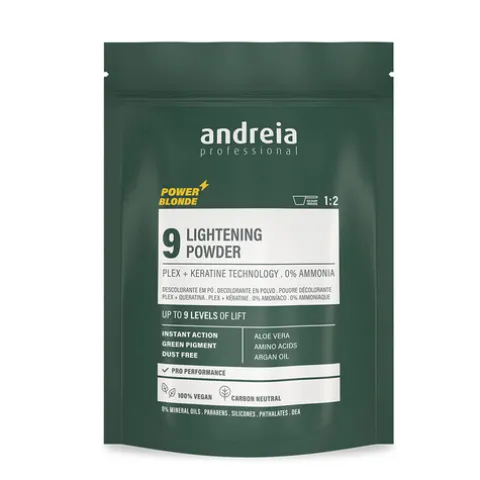 Andreia Power Blonde 9 Pó Descolorante Verde