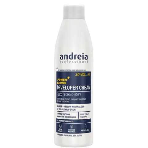 Andreia Power Blonde Oxidante Em Creme - 30Vol