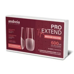 Andreia Pro Extend Tips Extensões De Unhas Medium Square Formato Quadrado