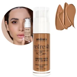 Andreia Refresh Silk Foundation By Bru 06 Brown Sugar