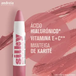 Andreia Silky Matte Lip Crayon 03 Peachy Brown