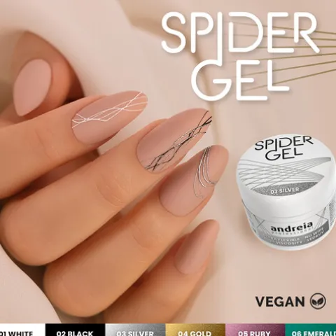Andreia Spider Gel 03 Silver