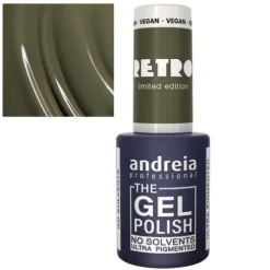 Andreia The Gel Polish Coleção Retro Rt4 Verde Azeitona