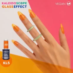Andreia The Gel Polish Coleção Kaleidoscope Kl5 Laranja Translúcido