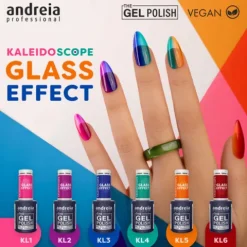 Andreia The Gel Polish Coleção Kaleidoscope Kl2 Roxo Translúcido