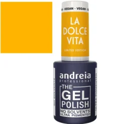 Andreia The Gel Polish Coleção La Dolce Vita Dv4 Amarelo Canário