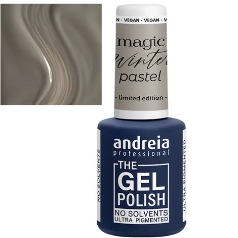 Andreia The Gel Polish Coleção Magic Winter Pastel Mg3 Taupe Esverdeado