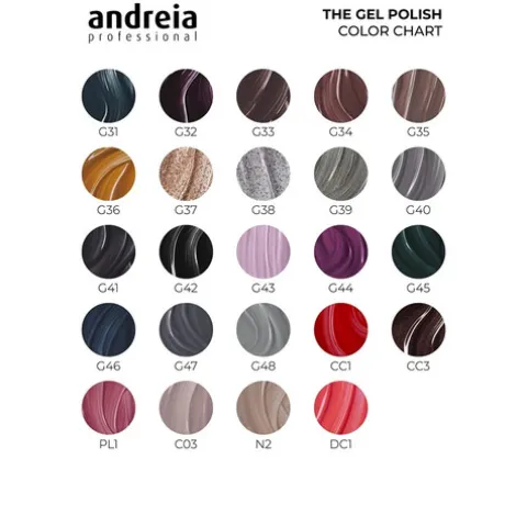 Andreia The Gel Polish G39 Prateado Metalizado