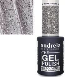 Andreia The Gel Polish G38 Glitter Prateado