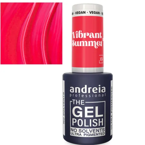 Andreia The Gel Polish Vs4 Rosa Néon