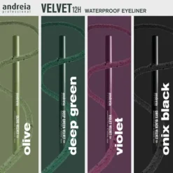 Andreia Velvet 12H Waterproof Eyeliner Olive