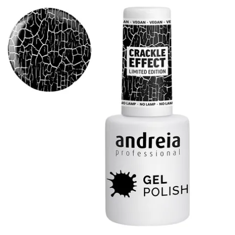 Andreia Verniz Gel Crackle Effect Ce1 Preto