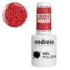 Andreia Verniz Gel Crackle Effect Ce3 Vermelho Escuro