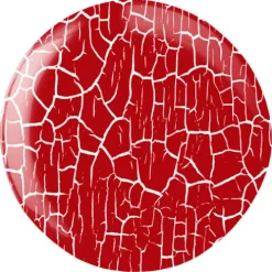 Andreia Verniz Gel Crackle Effect Ce3 Vermelho Escuro