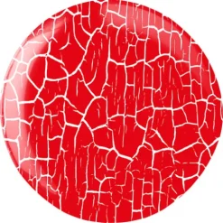 Andreia Verniz Gel Crackle Effect Ce4 Vermelho Alaranjado