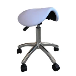 Banco Sela Com Rodas Branco