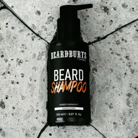 Beardburys Amber Midnight Shampoo Para Barba E Rosto