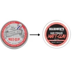 Beardburys Cera Para O Cabelo Acabamento Mate Fixação Extra Forte