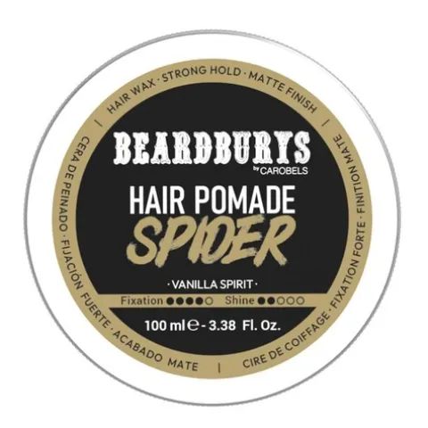 Beardburys Spider Cera Para O Cabelo Acabamento Mate Fixação Média