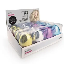 Bifull Detangler Hair Egg Expositor Com Escovas De Cabelo