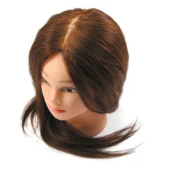 Cabeça Académica Com Cabelo 100% Humano 45Cm