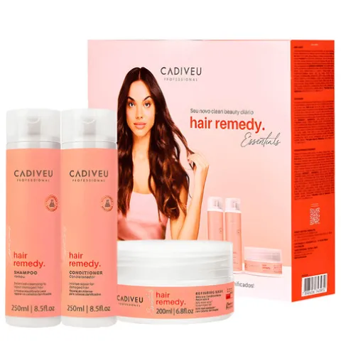 Cadiveu Hair Remedy Kit Home Care Cabelo Danificado
