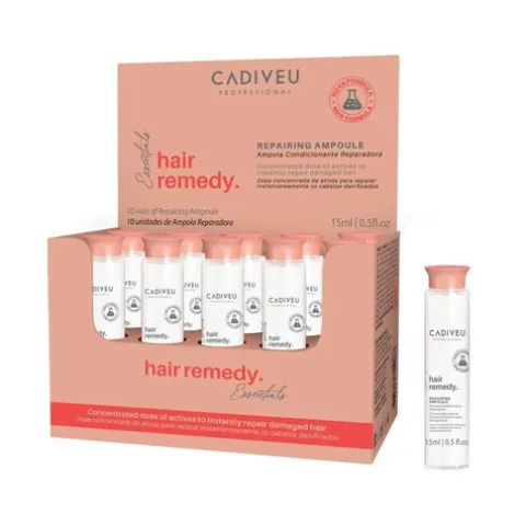 Cadiveu Hair Remedy Repair Ampolas Reparadoras Cabelo Danificado