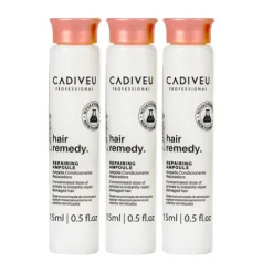 Cadiveu Hair Remedy Repair Ampolas Reparadoras Cabelo Danificado